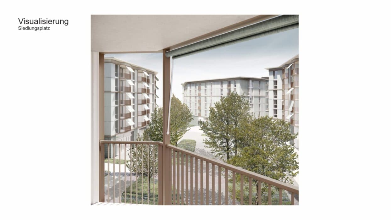 4 Neubau Wohnsch - Siedlungsplatz